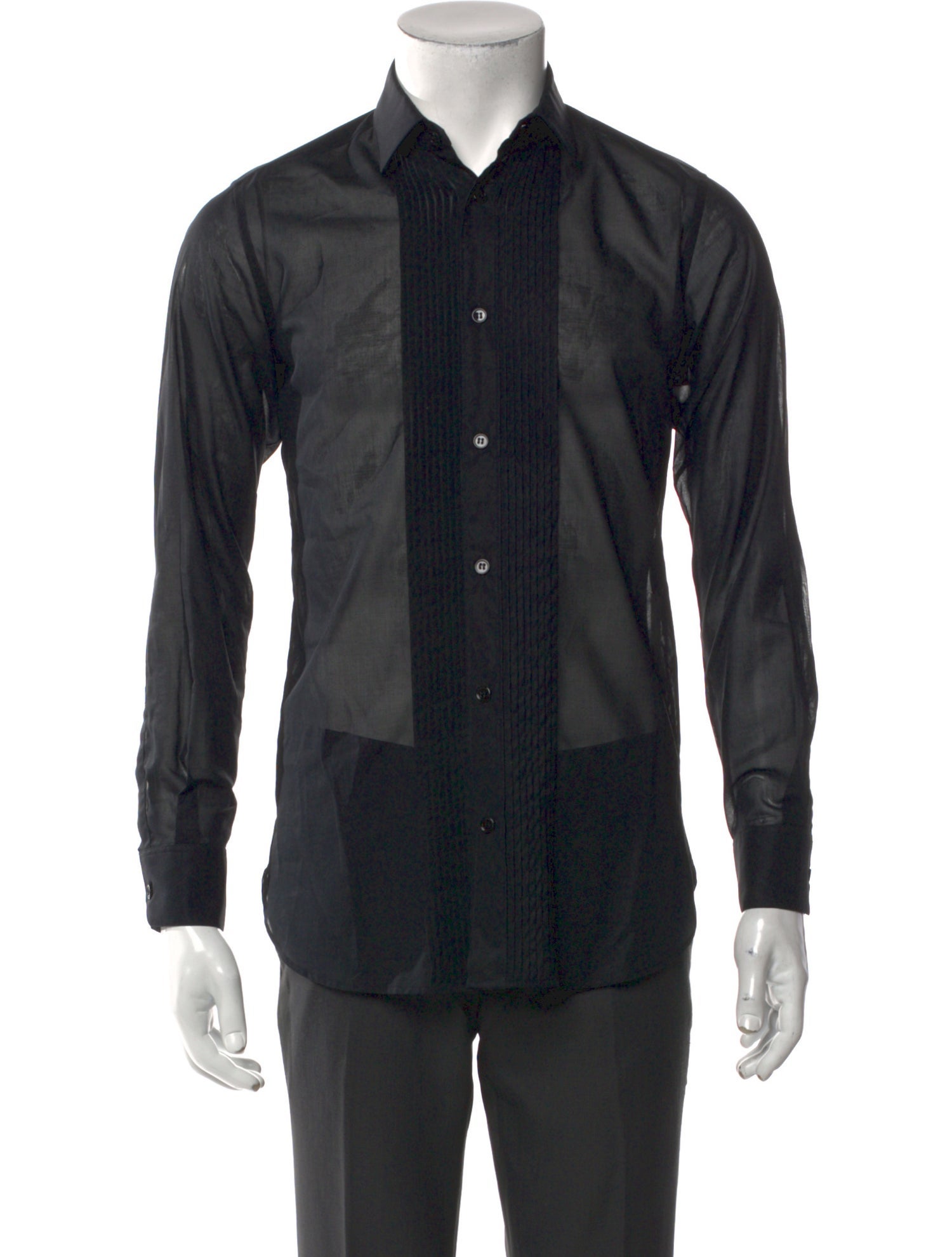 Saint Laurent 2014 Colorblock Pattern Shirt